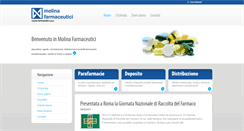 Desktop Screenshot of molinafarmaceutici.it