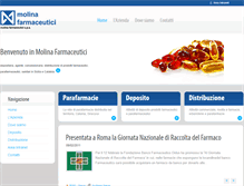 Tablet Screenshot of molinafarmaceutici.it